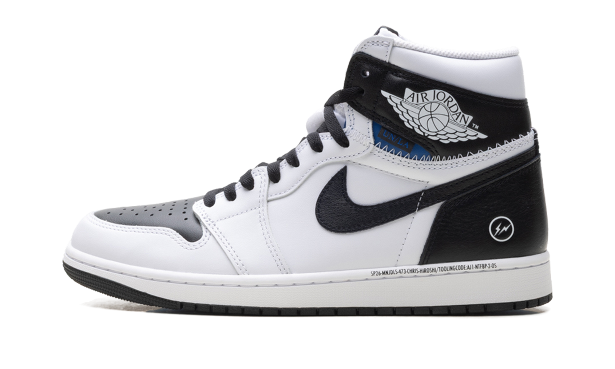 Air Jordan 1 "Fragment Design - Union LA - White/Black" II7282 100